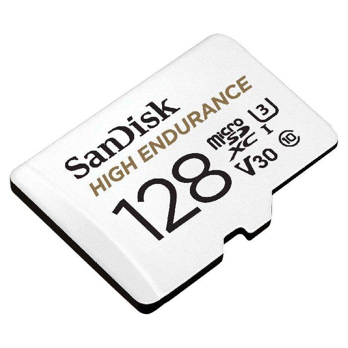 SanDisk عالي التحمل microSDXC 128GB مع محول SD