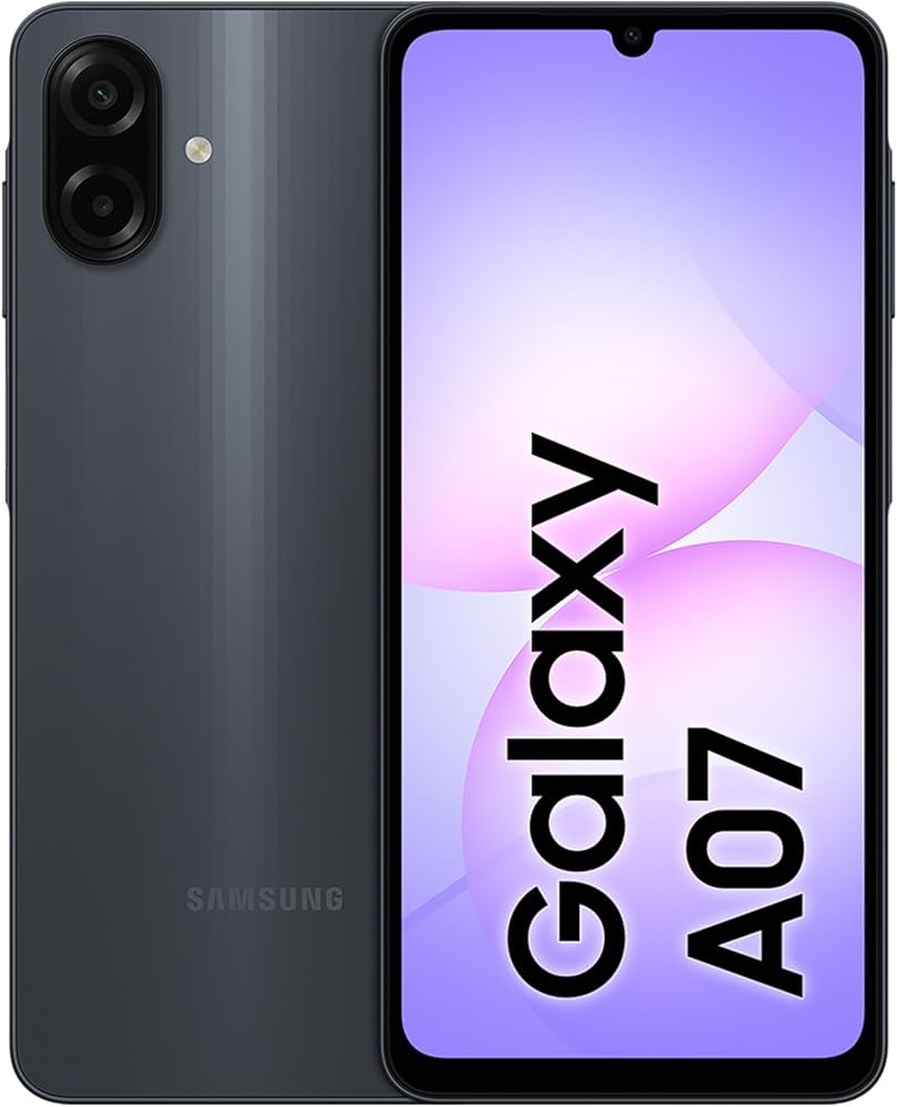 Galaxy A07 ثنائي الشريحة أسود 4GB 128GB 4G