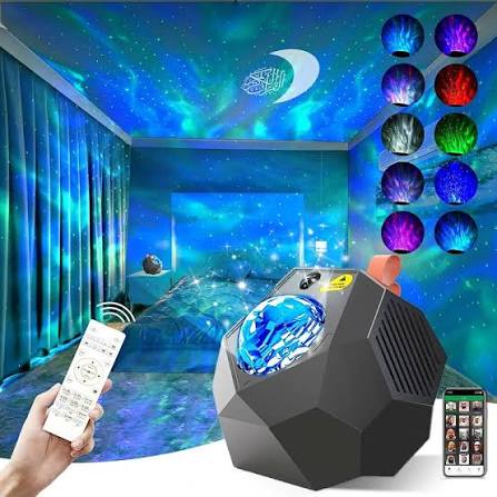 Equantu Galaxy جهاز عرض قرآن مكبر صوت — قرآن Moon جهاز عرض ليلي إضاءة
