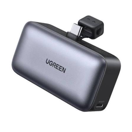 شاحن متنقل UGREEN 5000mAh PD-20W مع مدمج USB-C Connector أسود