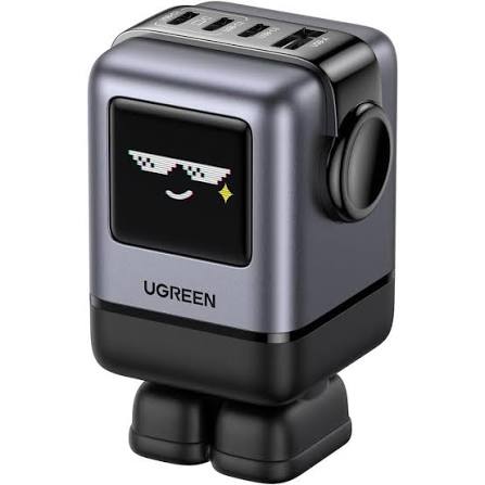 UGREEN Uno 100W 4-منفذ GaN سريع شاحن UK أسود