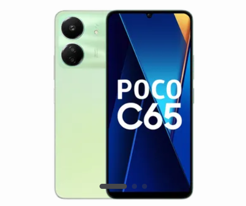 هاتف بوكو C65 – 4 جيجابايت رام، 128 جيجابايت ذاكرة، شاشة 6.74 بوصة، بطارية 5000 مللي أمبير-أخضر