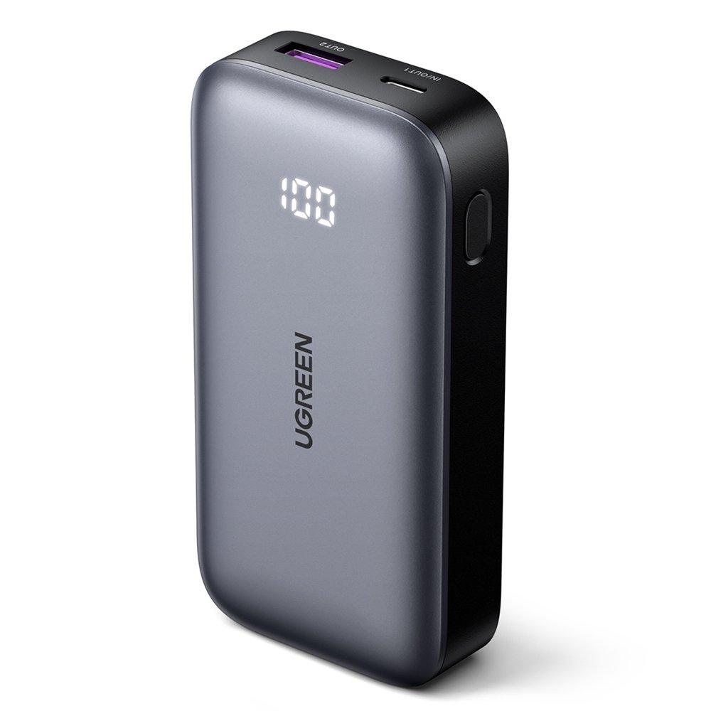 UGREEN 10000mAh PD-30WTwo-way شحن سريع شاحن متنقل أسود