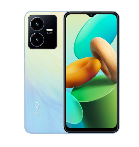 Vivo Y22s — 128GB, 6GB رام, Summer Cyan