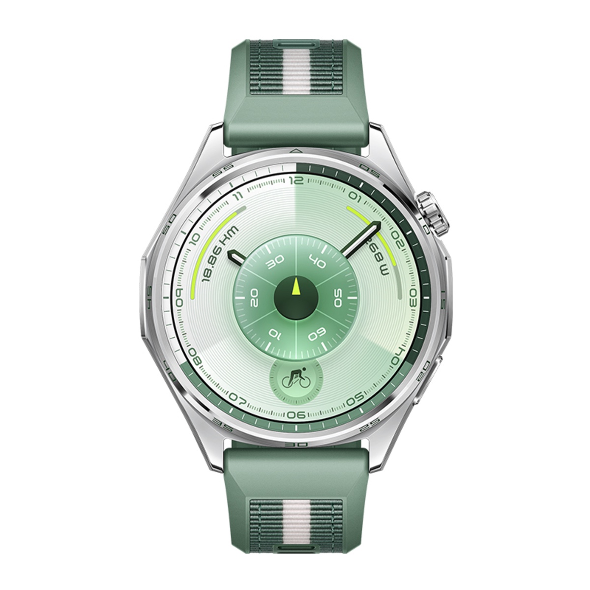 ساعة هواوي GT6 الذكية - بحزام جلدي اخضر